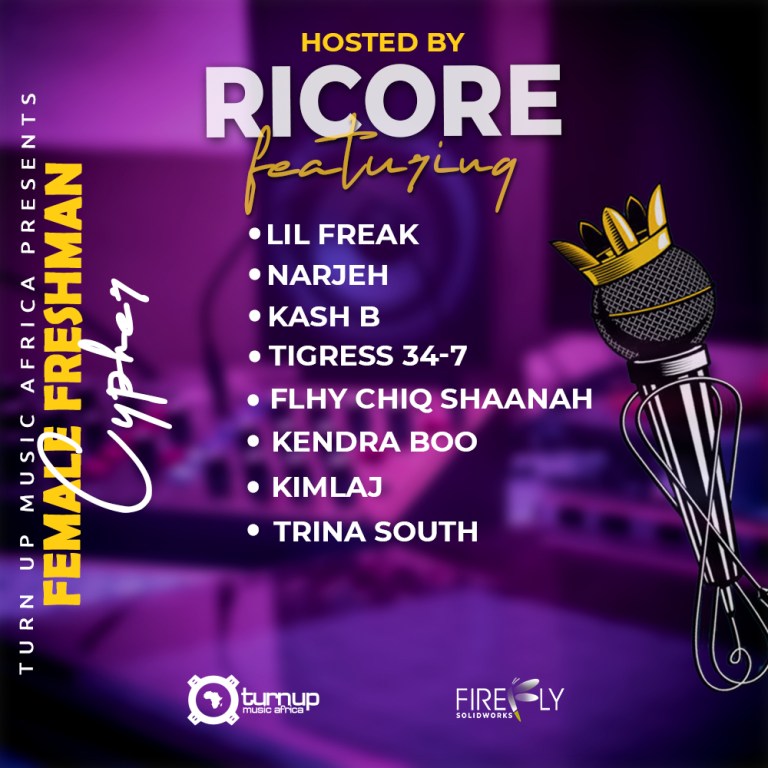 Lil Freak, Narjeh, Kash B, Tigress 34-7, Fhly Chiq Shaanah, Kendra Boo, Kimlaj & Trina South - Female Freshman Cypher