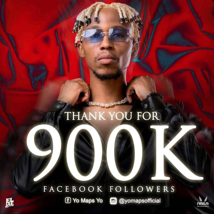 Yo Maps Becomes first Zambian artist to Hits 900K Followers on Facebook