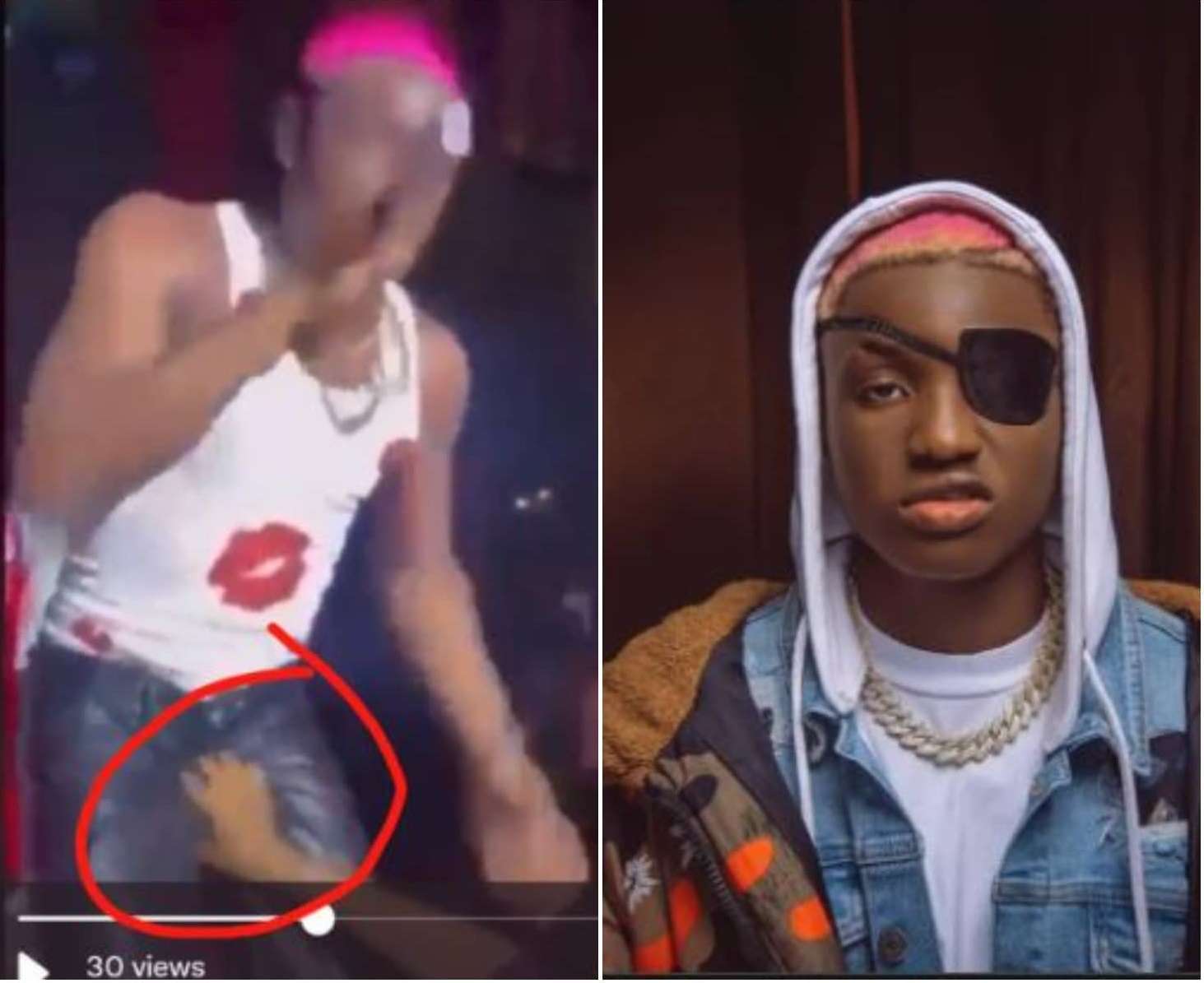 Watch a lady hold Ruger's luga on stage