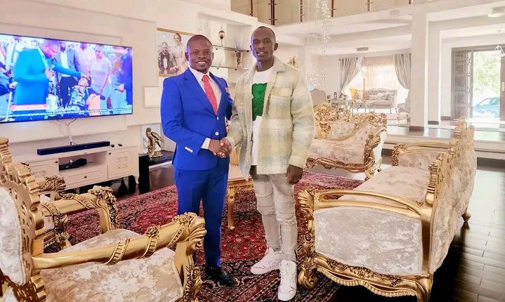 Macky 2 finally meets prophet Bushiri