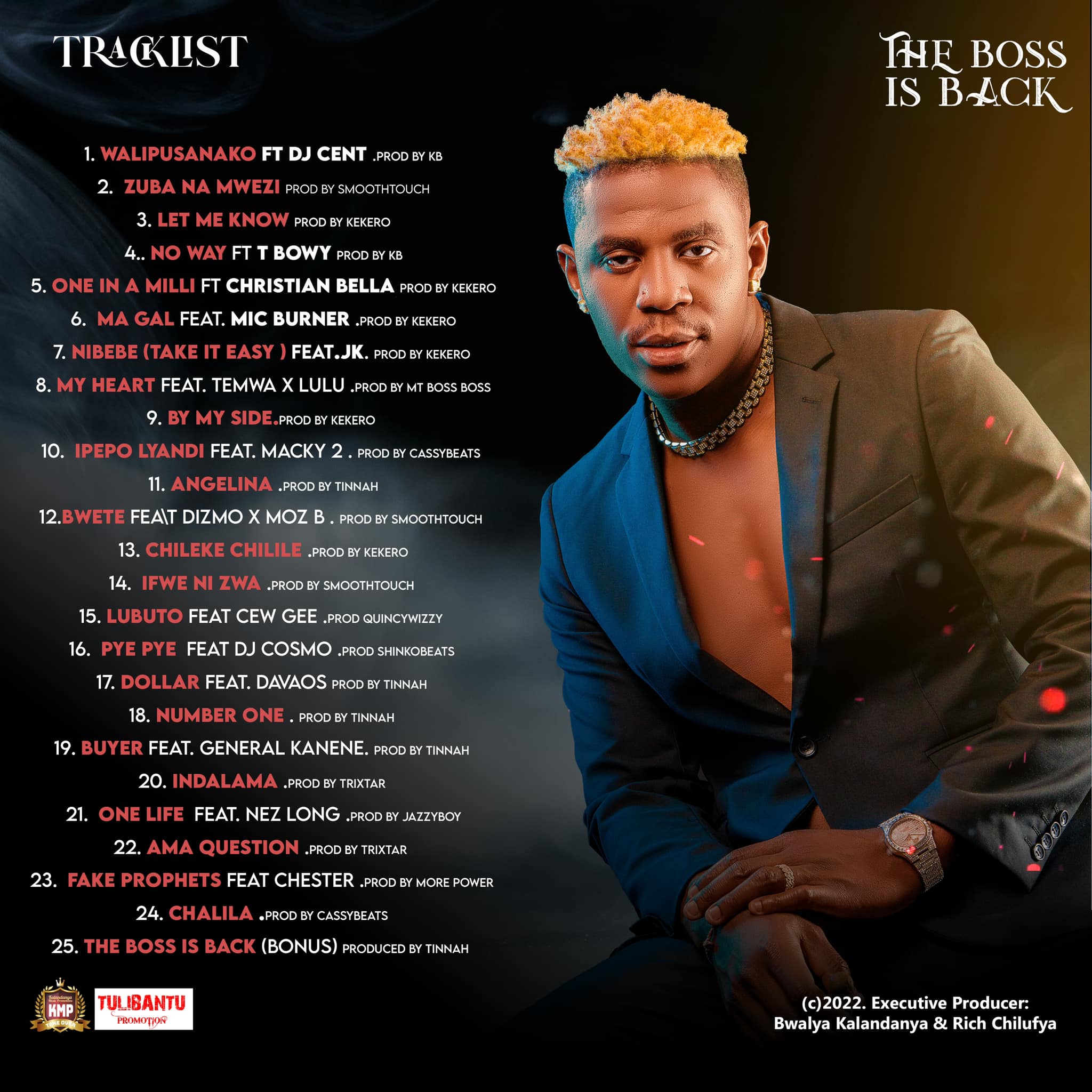 Rich Bizzy drops a mouth watering album with 25 songs on the list