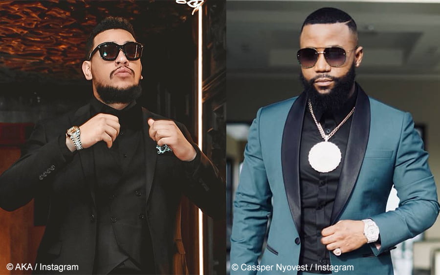 AKA fans drag Cassper Nyovest (See why)