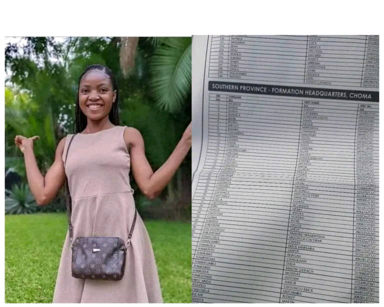 Trending: Pamela Chisupa The Abducted Girl And Others Have Shortlisted For ZAF Training