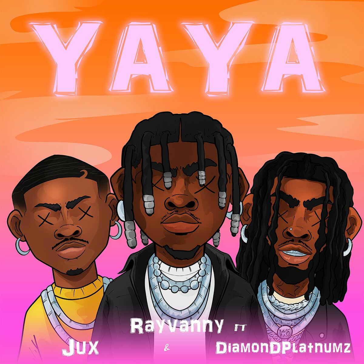 Rayvanny Ft. Diamond Platnumz & Jux - YAYA Mp3