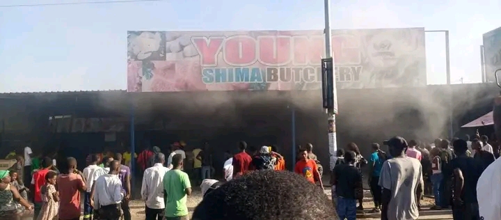 WATCH Young Phiroz Matero On Fire As Owner Fights Off Looters