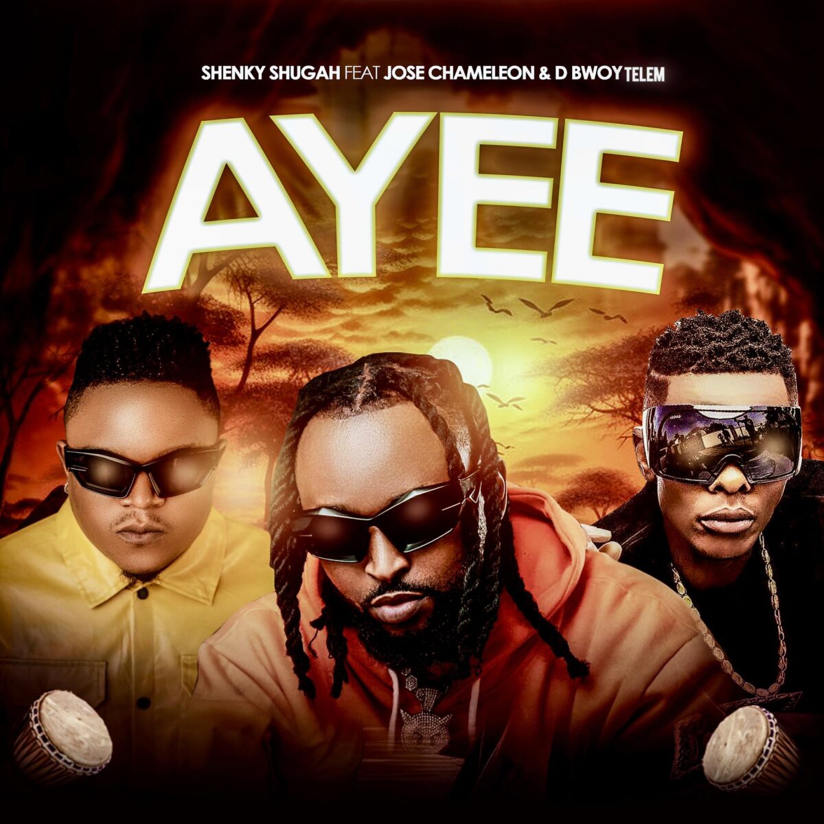 Shenky ft. Jose Chameleon & D Bwoy Telem - Ayee