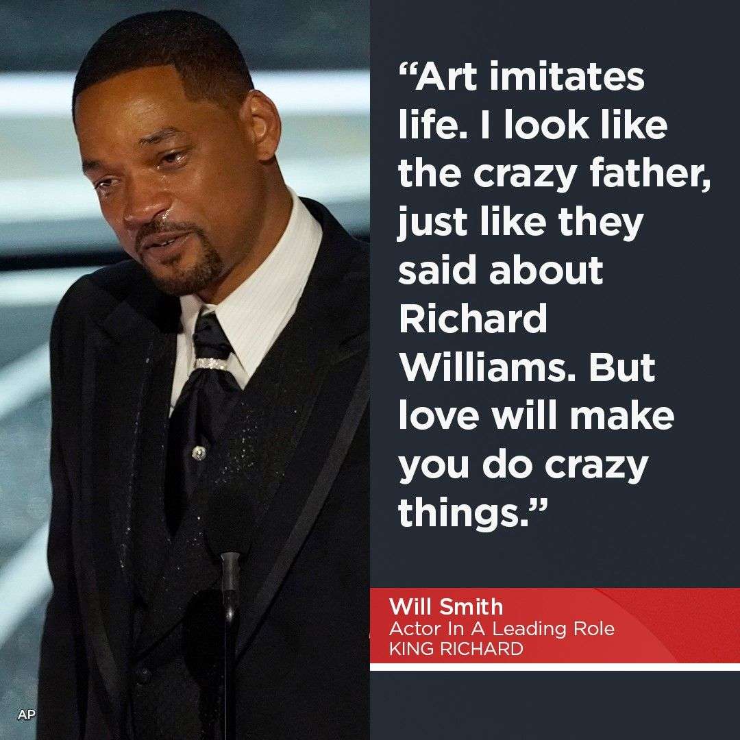 Will Smith Slaps Chris Rock At The Oscars