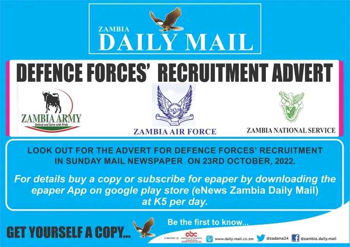 Apply for the Defense Forces' Recruitment 2022-2023 Program