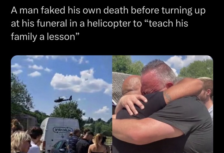 Man Fakes His Death to Teach Family a Valuable Message