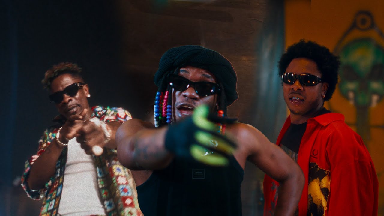 King Perryy & Run Town & Shatta Wale Share Denge II Music Video